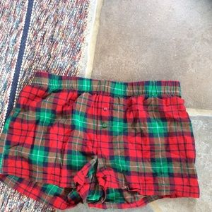 🌹plaid pj shorts🌹